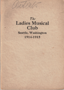 1914-1915 Members' Book