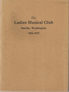 1916-1917 Members' Book