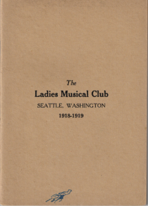 1918-1919 Members' Book