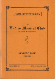 1936-1938 Members' Book