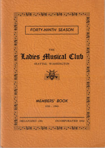 1938-1940 Members' Book