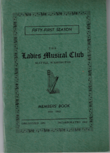 1940-1942 Members' Book