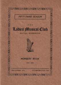 1942-1944 Members' Book