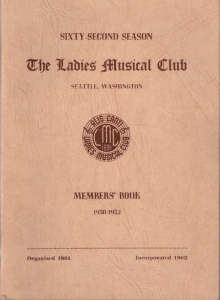 1950-1952 Members' Book