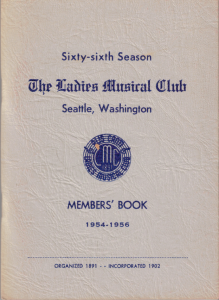 1954-1956 Members' Book