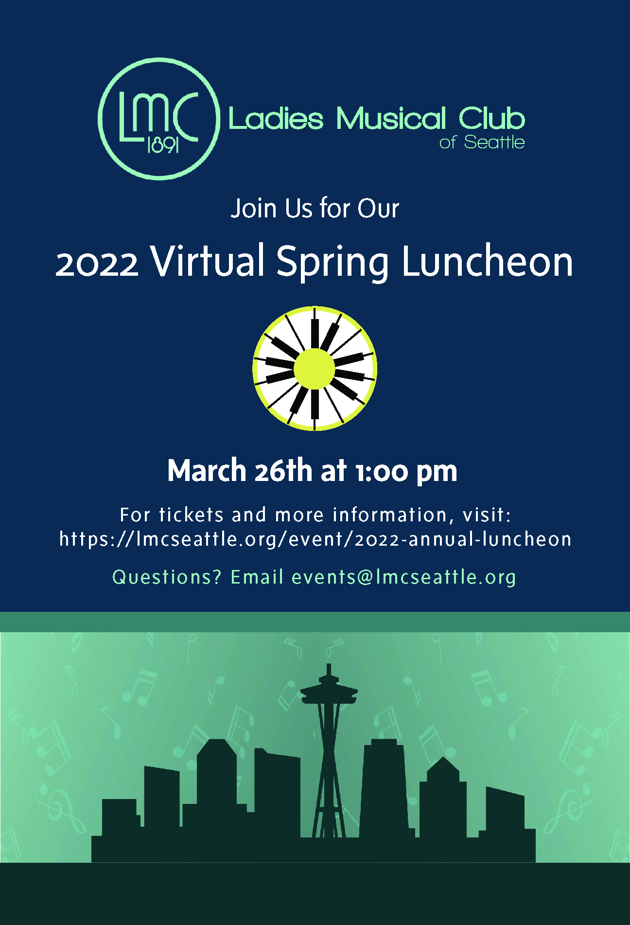 2022 Virtual Spring Luncheon Invitation